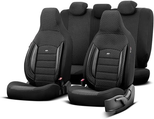 Black seat covers - for, vauxhall