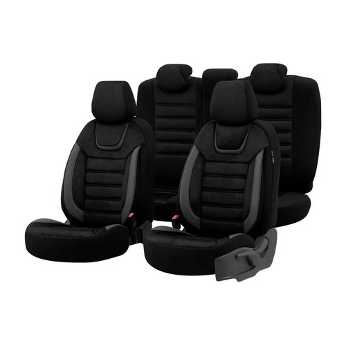 Seat covers grey black - covers,