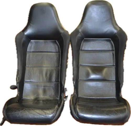 Vx220 seats black leather - seats,